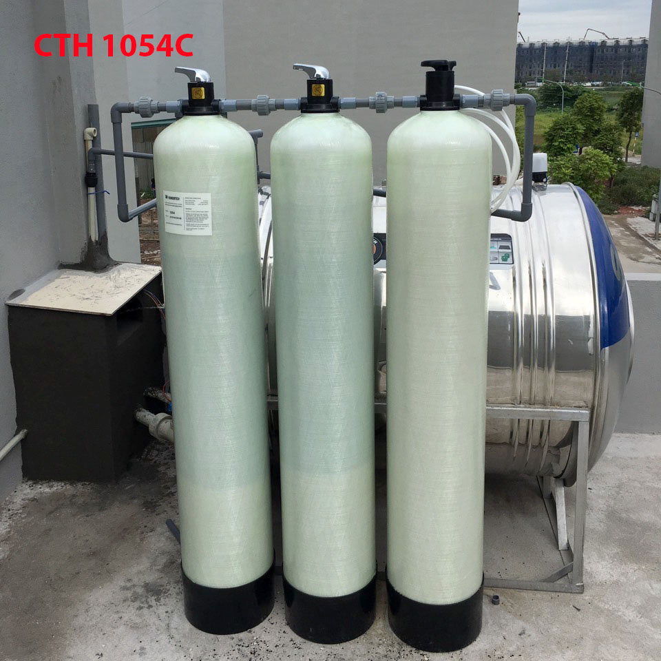 Thiết bị lọc nước sinh hoạt tổng biệt thự CTH 1054C lắp ngoài trời